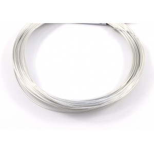 Aluminum wire 18 gauge silver